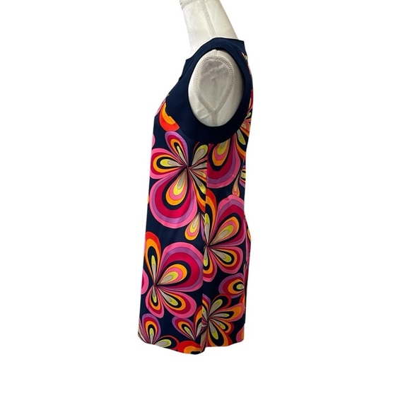 Trina Turk NWT Size 4 Multicolor Bold Floral Print Bev Sleeveless Dress $298 - Picture 5 of 11